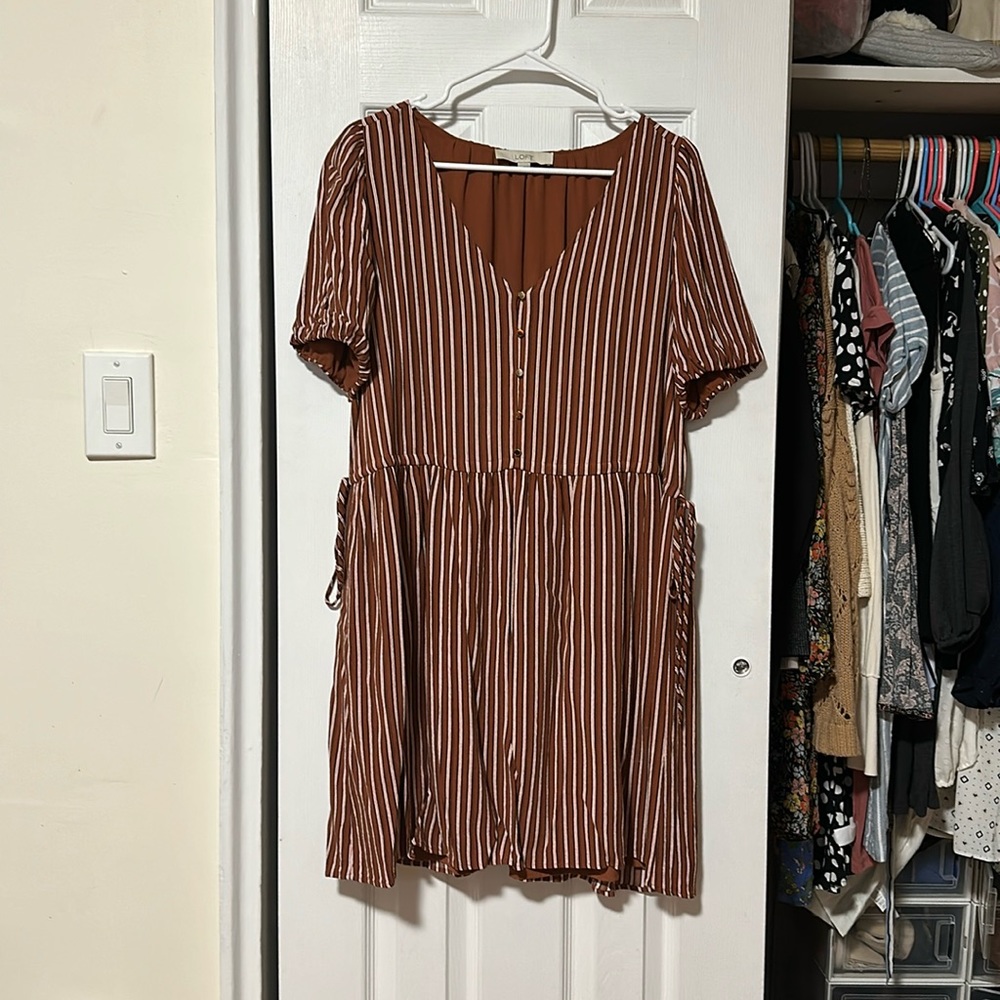Cute striped Loft dress